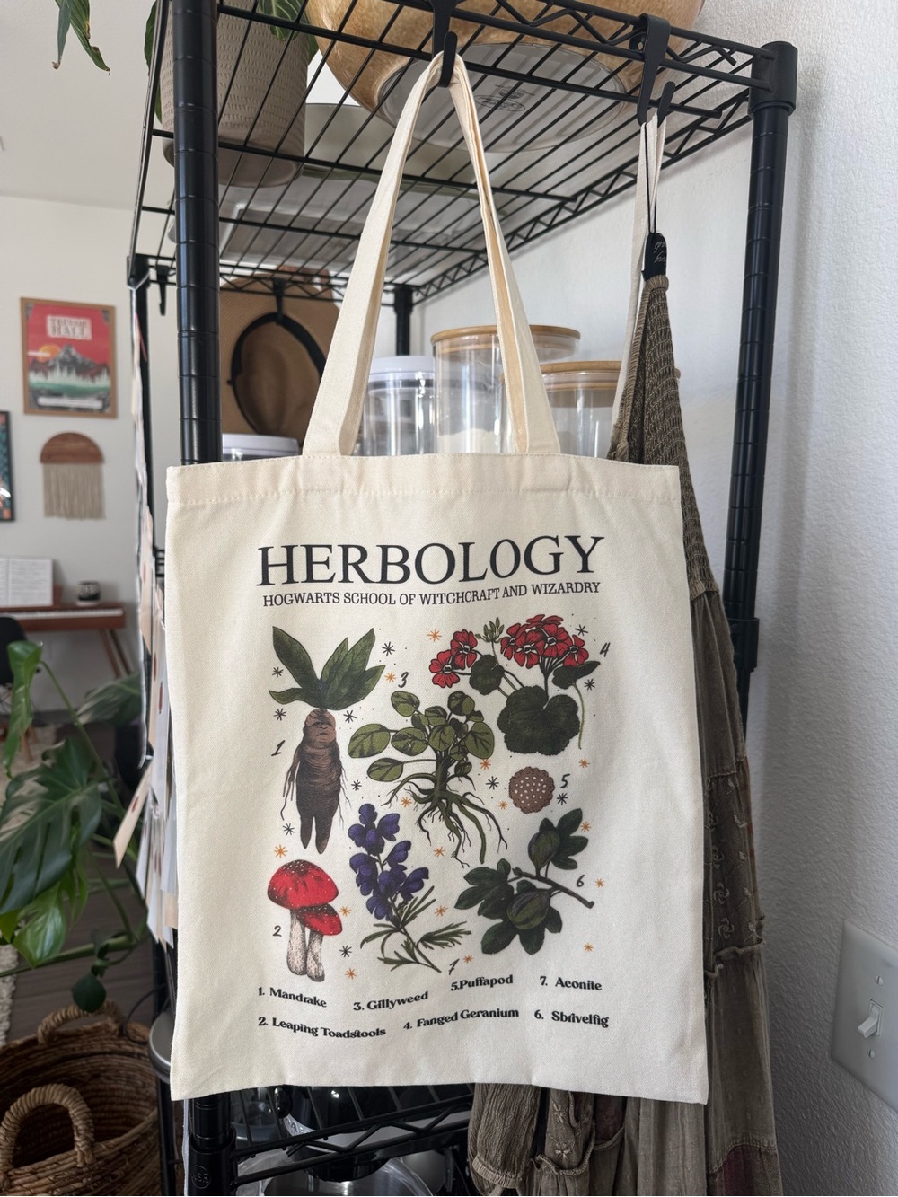 Wizarding World Harry Potter Herbology Tote Bag